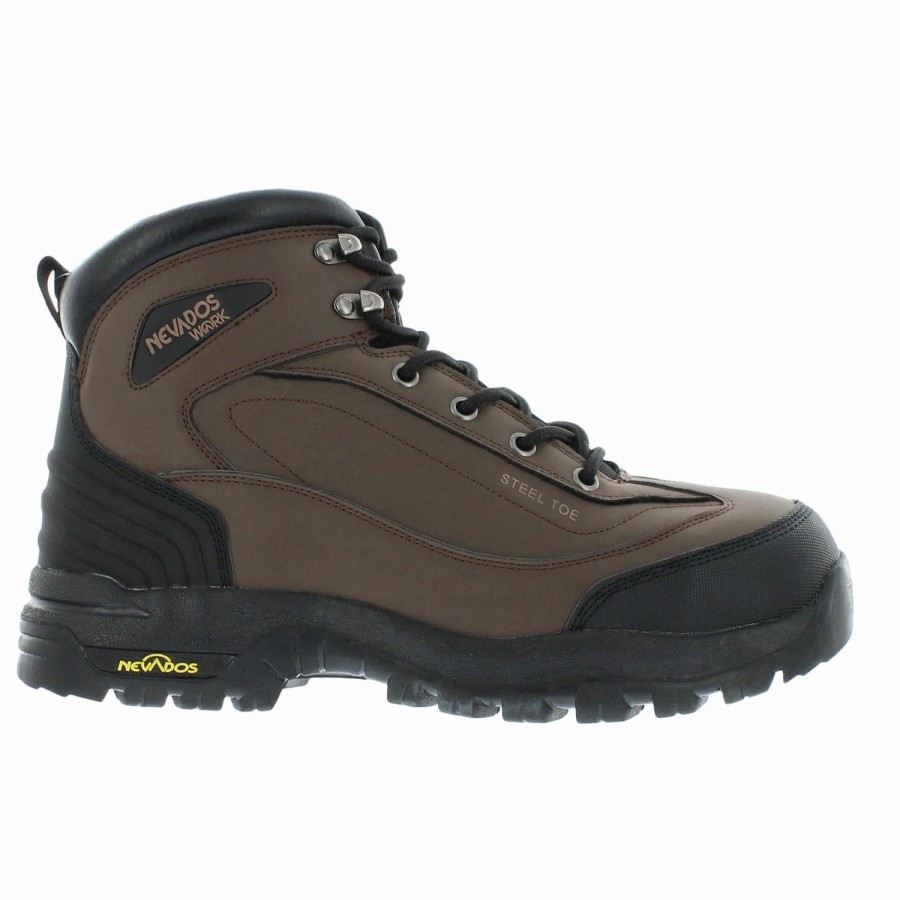 Men'S Footwear * | Nevados Foundation Evo Steel Toe Men'S Wide Work Boots