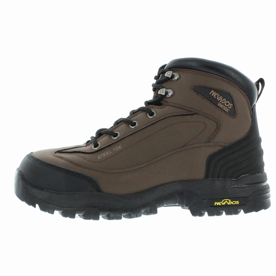 Men'S Footwear * | Nevados Foundation Evo Steel Toe Men'S Wide Work Boots