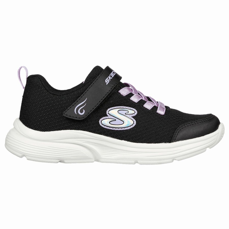 Youth'S Footwear * | Skechers Wavy Lites Blissfully Free Girls' Running Shoes