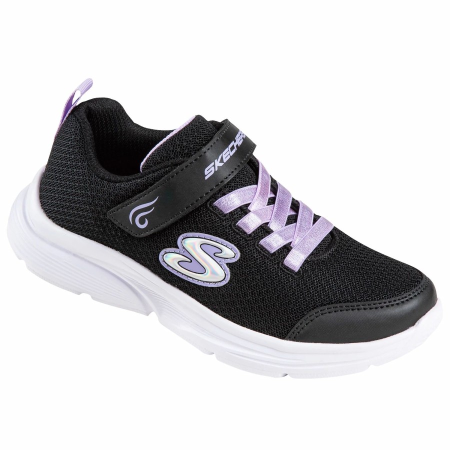 Youth'S Footwear * | Skechers Wavy Lites Blissfully Free Girls' Running Shoes