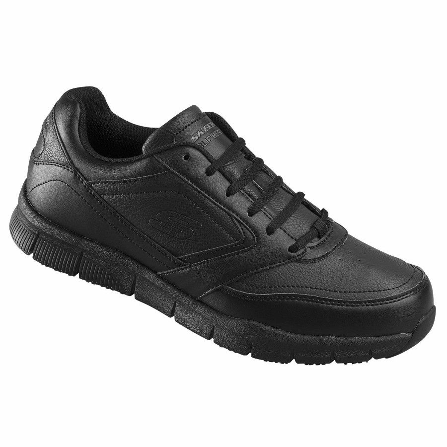 Men'S Footwear * | Skechers Nampa Slip-Resistant Men'S Service Shoes