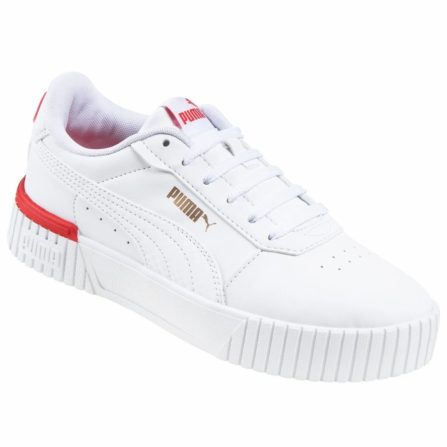 Youth'S Footwear * | Puma Carina 2.0 Red Thread Jr. Lifestyle Shoes