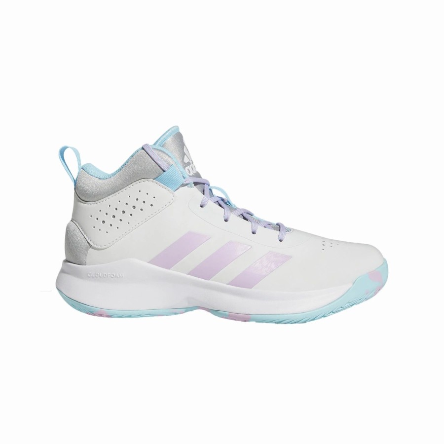 Youth'S Footwear * | Adidas Cross Em Up 5 Girls' Wide Basketball Shoes