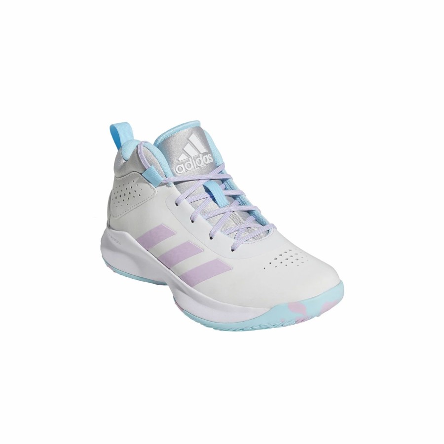 Youth'S Footwear * | Adidas Cross Em Up 5 Girls' Wide Basketball Shoes