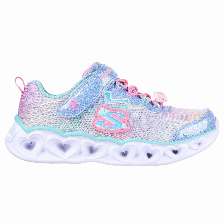 Youth'S Footwear * | Skechers Heart Lights Bright Spirit Girls' Lifestyle Shoes