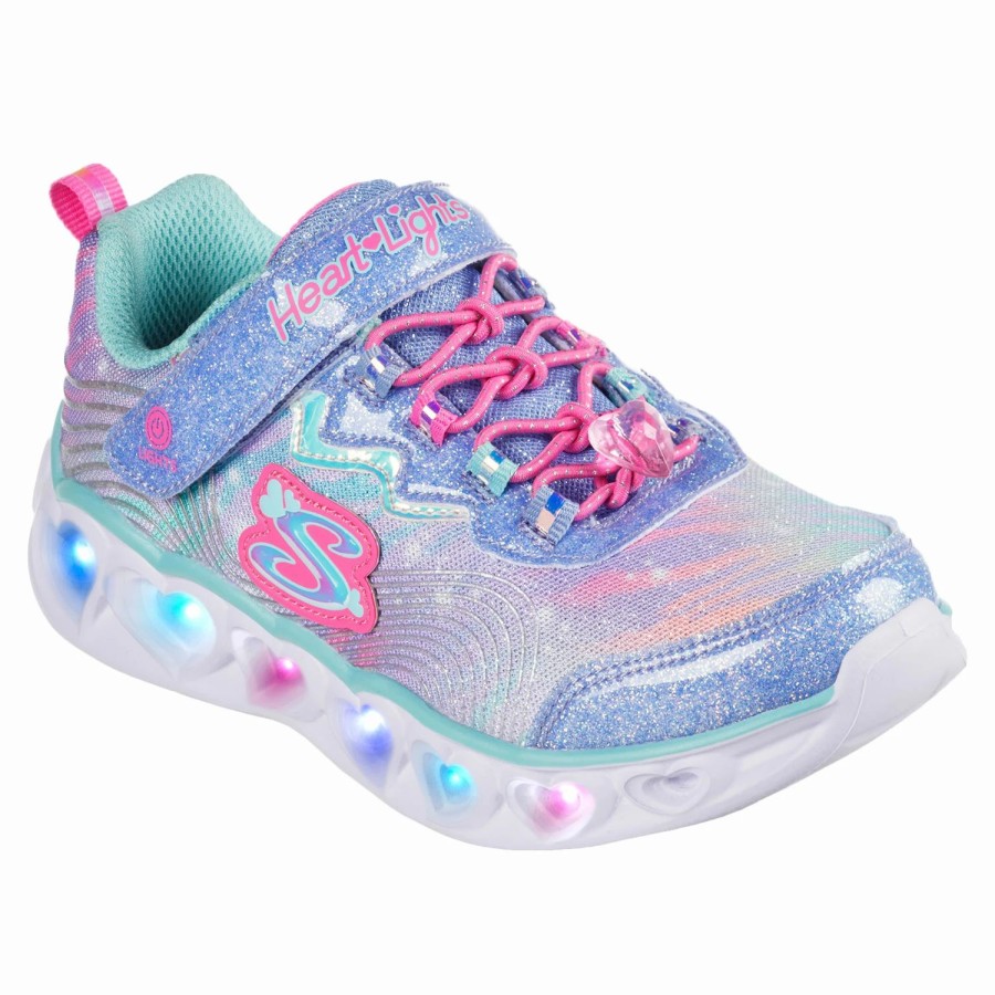 Youth'S Footwear * | Skechers Heart Lights Bright Spirit Girls' Lifestyle Shoes