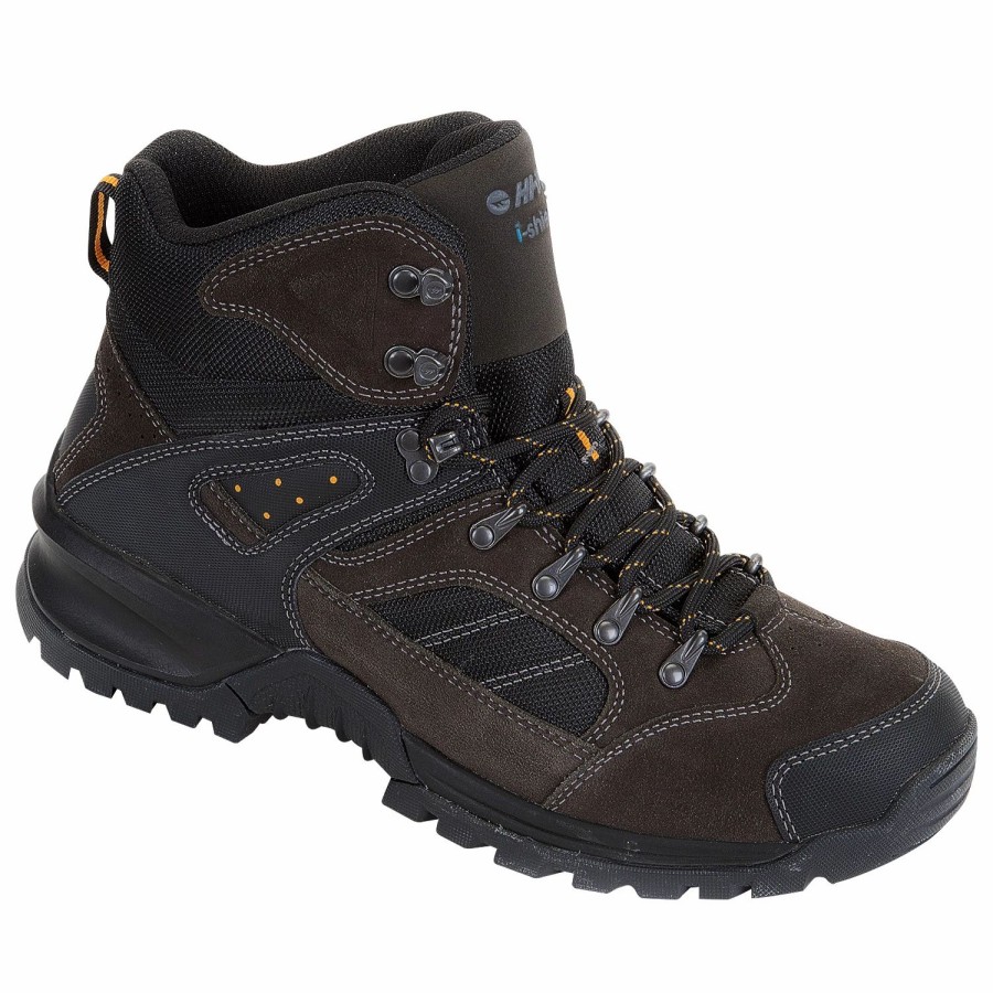 Men'S Footwear * | Hi-Tec Black Rock Men'S Waterproof Hiking Boots