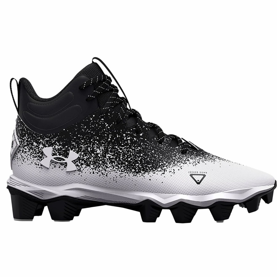 Cleated Footwear * | Under Armour Spotlight Franchise Rm Jr. Youth'S Wide Football Cleats