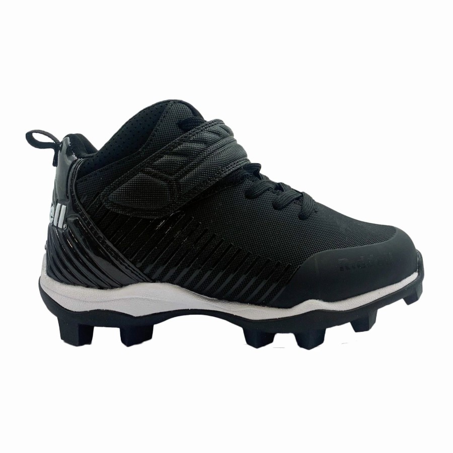 Cleated Footwear * | Riddell Heater Youth'S Mid Rm Football Cleats With Strap