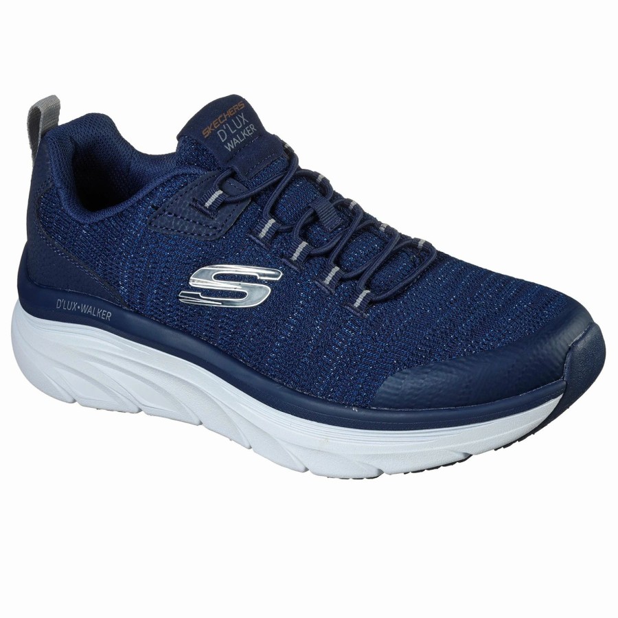 Men'S Footwear * | Skechers Dlux Walker Men'S Wide Walking Shoes