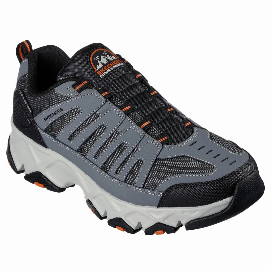 Men'S Footwear * | Skechers Crossbar Cedar Men'S Wide Trail Running Shoes