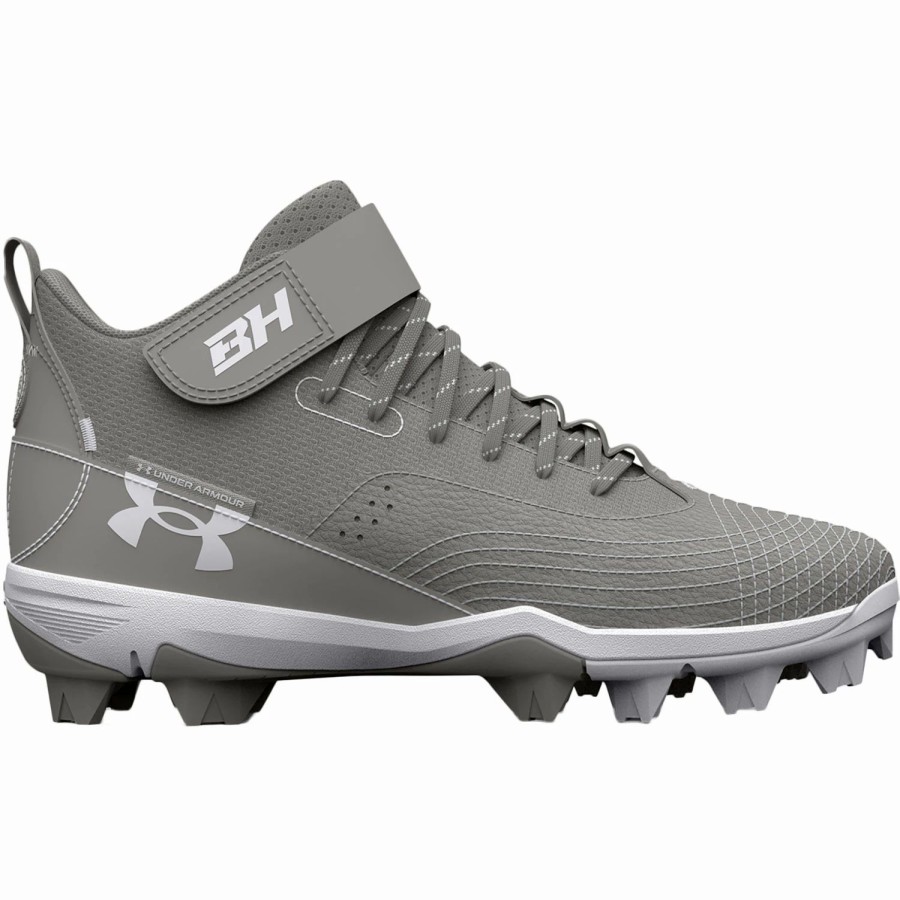 Cleated Footwear * | Under Armour Harper 7 Mid Rm Youth Baseball Cleats