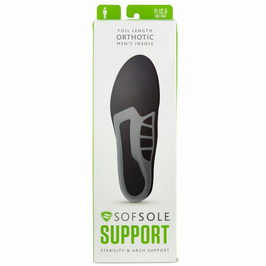 Shoe Accessories * | Sof Sole Men'S Full-Length Orthotic Insoles