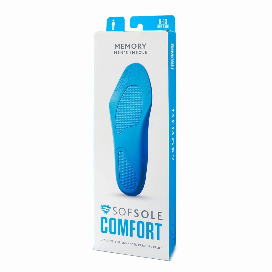 Shoe Accessories * | Sof Sole Men'S Memory Plus Insoles