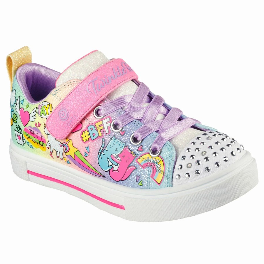 Youth'S Footwear * | Skechers Twinkle Sparks Bff Magic Girls' Lifestyle Shoes