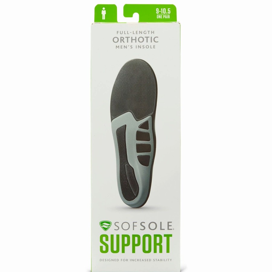 Shoe Accessories * | Sof Sole Men'S Full-Length Orthotic Insoles