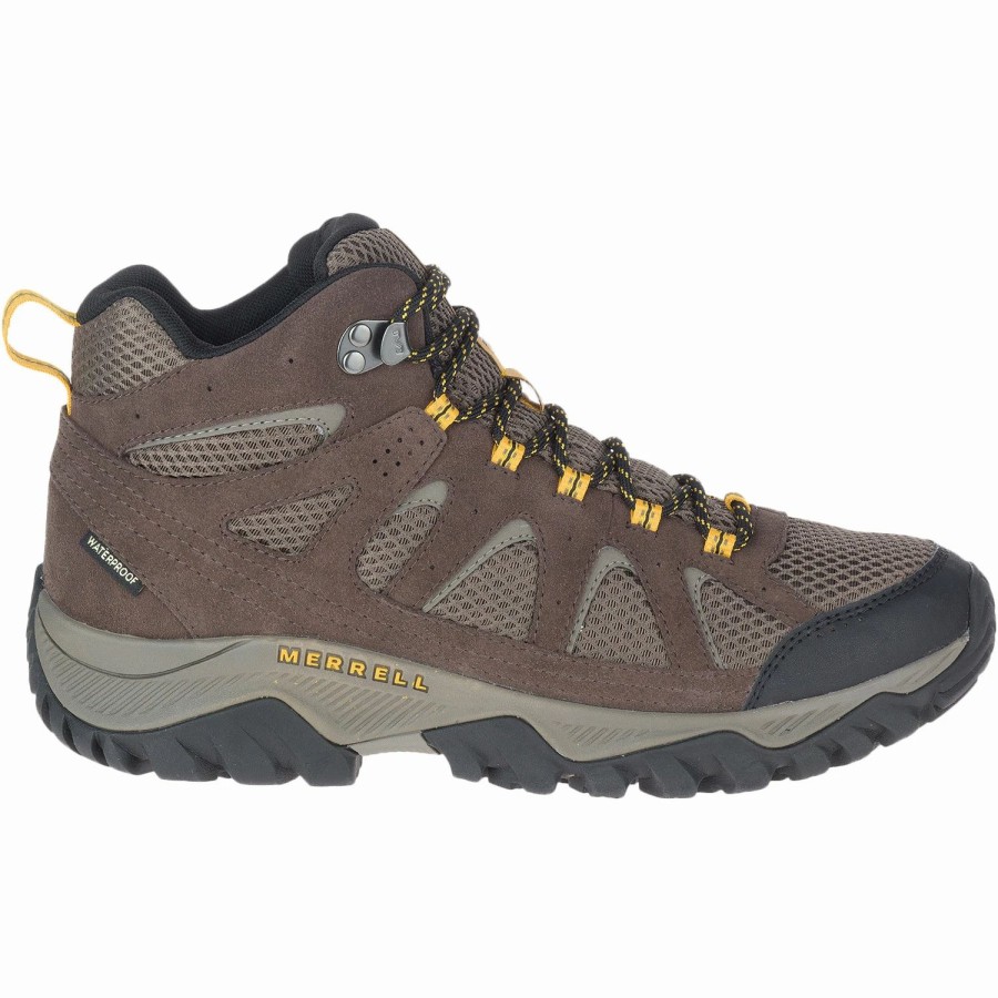 Men'S Footwear * | Merrell Oakcreek Mid Waterproof Men'S Hiking Boots